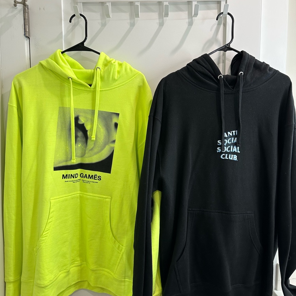 Anti Social Social Club Hoodies Size Large Used Lightly